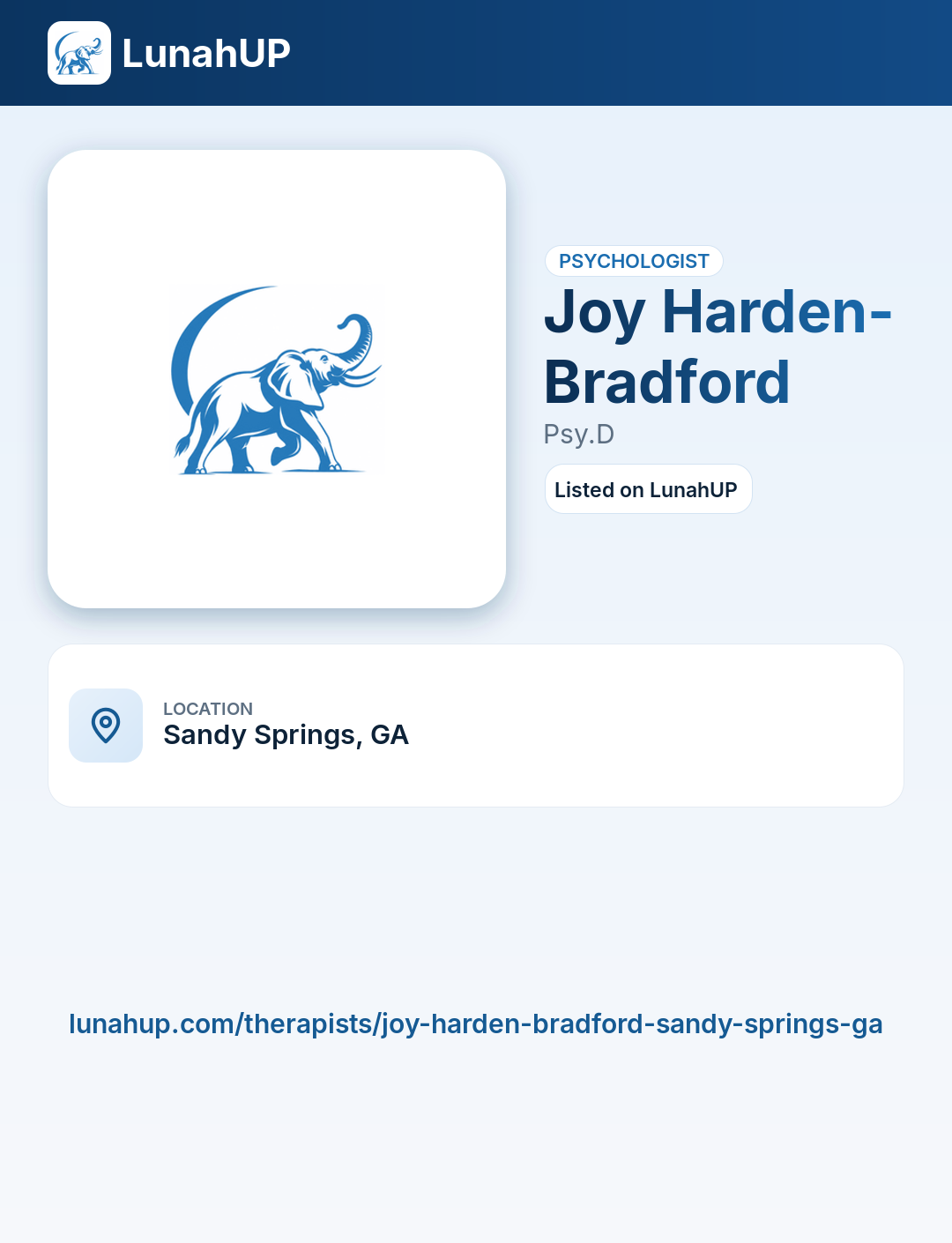 Joy Harden-Bradford, Psy.D. Psychologist. 