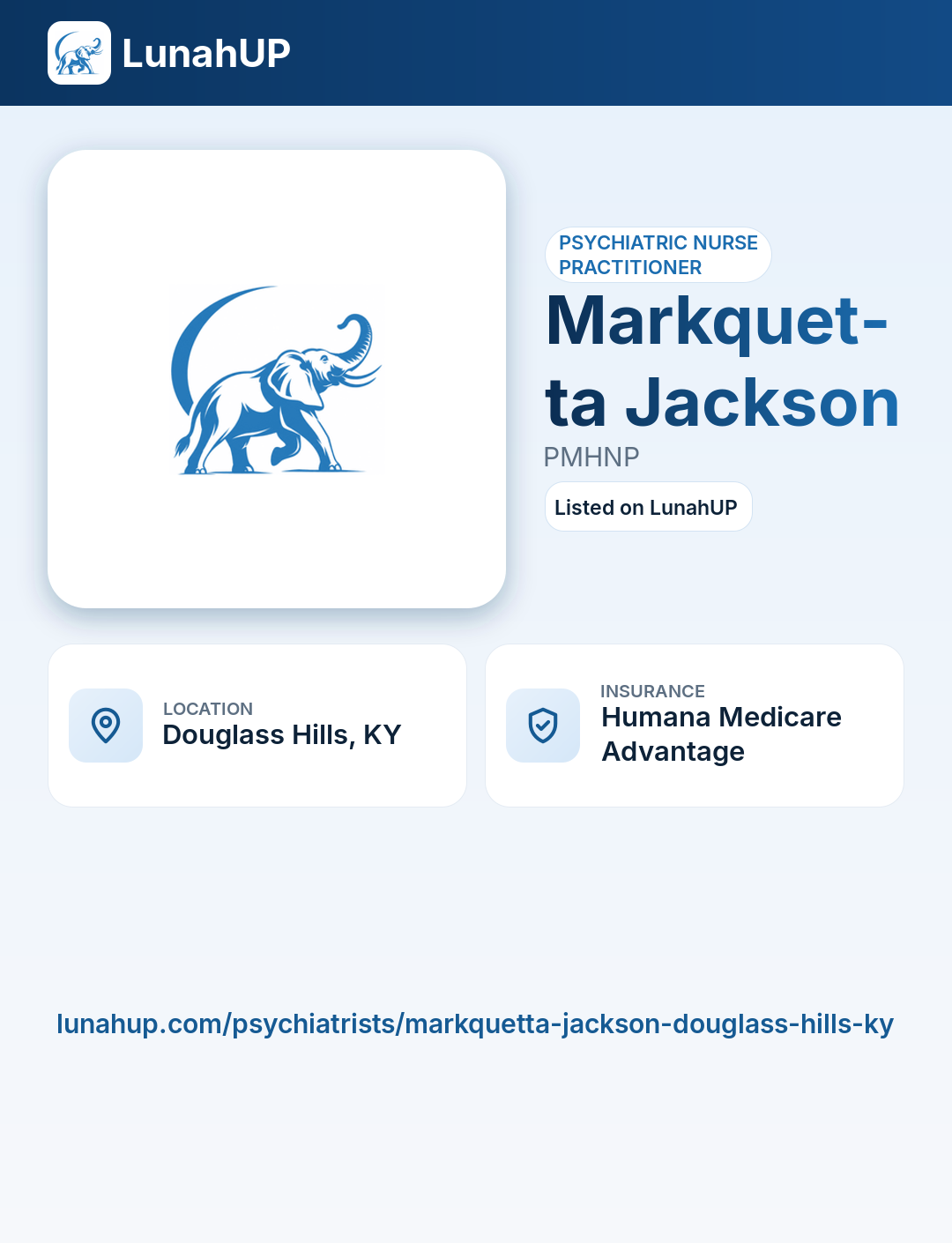 Markquetta Jackson, PMHNP. Psychiatric nurse practitioner.
