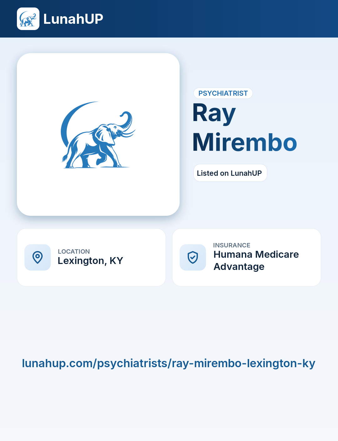 Ray Mirembo. Psychiatrist.